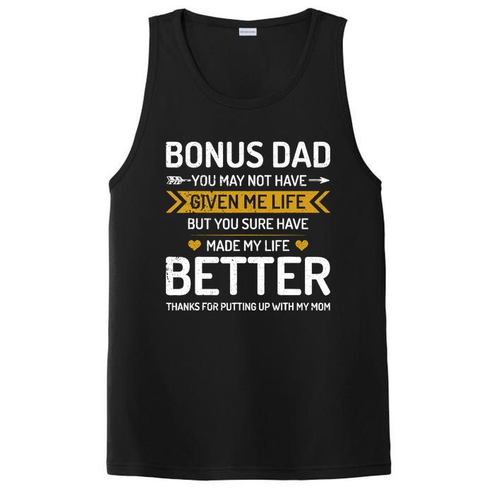 Funny FatherS Day Bonus Dad Gifts From Daughter Son Wife PosiCharge Competitor Tank