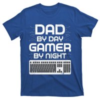 Funny Fathers Day Gaming Gift Dad By Day Gamer By Night Gift T-Shirt