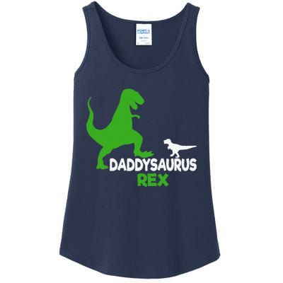 Funny Fathers Day Gift Idea Daddysaurus Rex Ladies Essential Tank