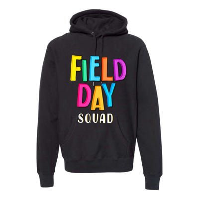 Field Fun Day Squad School Trip Vibes Teachers Premium Hoodie