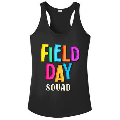 Field Fun Day Squad School Trip Vibes Teachers Ladies PosiCharge Competitor Racerback Tank