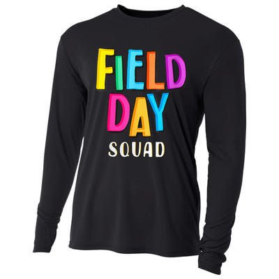 Field Fun Day Squad School Trip Vibes Teachers Cooling Performance Long Sleeve Crew