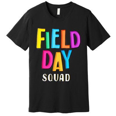 Field Fun Day Squad School Trip Vibes Teachers Premium T-Shirt