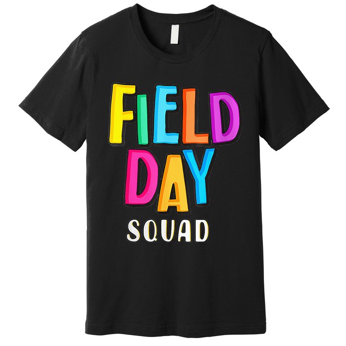 Field Fun Day Squad School Trip Vibes Teachers Premium T-Shirt