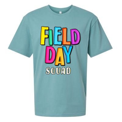 Field Fun Day Squad School Trip Vibes Teachers Sueded Cloud Jersey T-Shirt