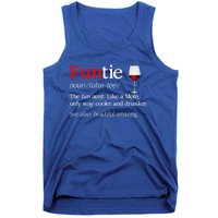 Funny Funtie Definition The Fun Aunt Like A Mom Meaningful Gift Tank Top