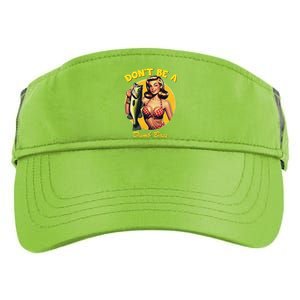 Funny Fishing DonT Be A Dumb Bass Adult Drive Performance Visor