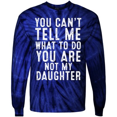 Funny Father Daddy Gift From Daughter Fathers Day Dad Tie-Dye Long Sleeve Shirt