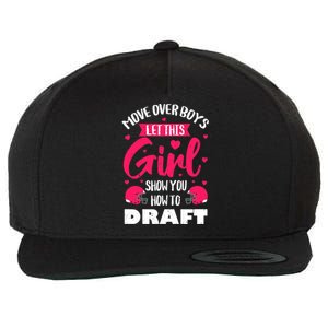 Fantasy Football Draft Party Kit Real Wo Cute Retro Sport Wool Snapback Cap