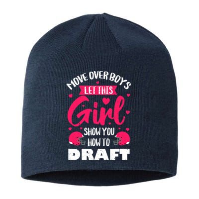 Fantasy Football Draft Party Kit Real Wo Cute Retro Sport Sustainable Beanie