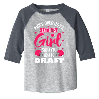 Fantasy Football Draft Party Kit Real Wo Cute Retro Sport Toddler Fine Jersey T-Shirt