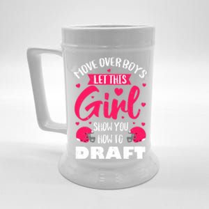 Fantasy Football Draft Party Kit Real Wo Cute Retro Sport Beer Stein