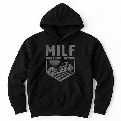 Funny Farm Dad Joke Farmer Mom Man I Love Farming Hoodie