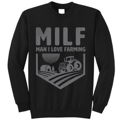 Funny Farm Dad Joke Farmer Mom Man I Love Farming Sweatshirt