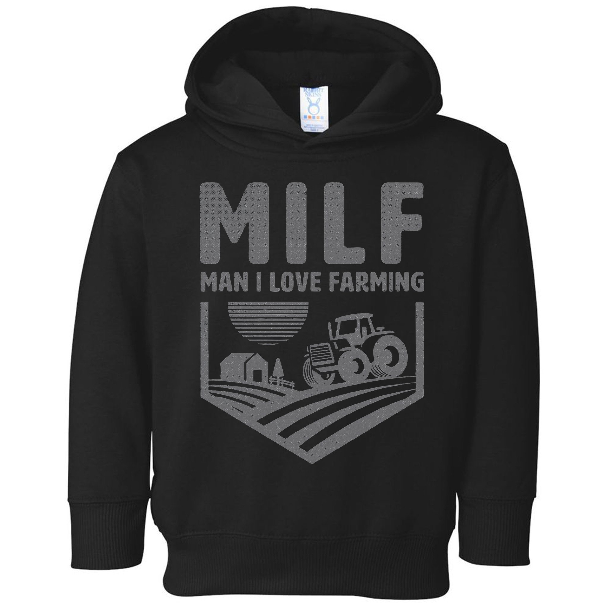 Funny Farm Dad Joke Farmer Mom Man I Love Farming Toddler Hoodie