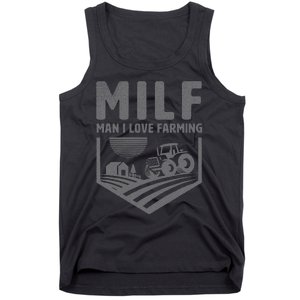 Funny Farm Dad Joke Farmer Mom Man I Love Farming Tank Top