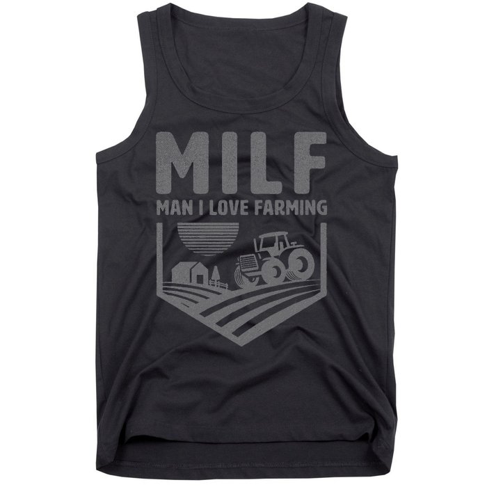 Funny Farm Dad Joke Farmer Mom Man I Love Farming Tank Top