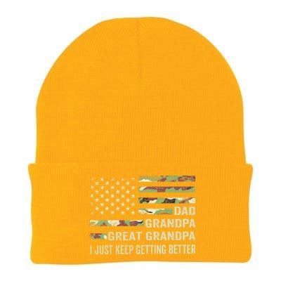 Funny Fathers Day Gift From Grand Dad Grandpa Great Grandpa Knit Cap Winter Beanie