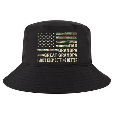 Funny Fathers Day Gift From Grand Dad Grandpa Great Grandpa Cool Comfort Performance Bucket Hat