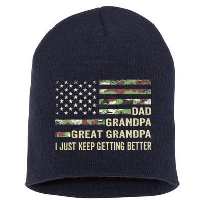 Funny Fathers Day Gift From Grand Dad Grandpa Great Grandpa Short Acrylic Beanie