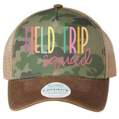 Field Fun Day Squad School Trip Vibes Legacy Tie Dye Trucker Hat