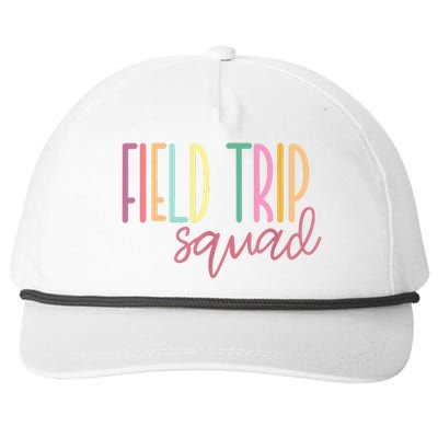 Field Fun Day Squad School Trip Vibes Snapback Five-Panel Rope Hat