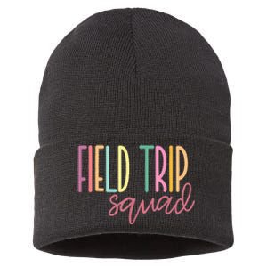 Field Fun Day Squad School Trip Vibes Sustainable Knit Beanie