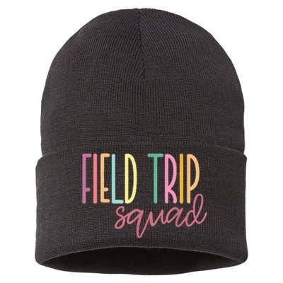 Field Fun Day Squad School Trip Vibes Sustainable Knit Beanie