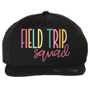 Field Fun Day Squad School Trip Vibes Wool Snapback Cap