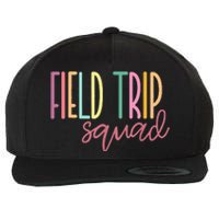 Field Fun Day Squad School Trip Vibes Wool Snapback Cap