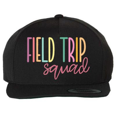 Field Fun Day Squad School Trip Vibes Wool Snapback Cap