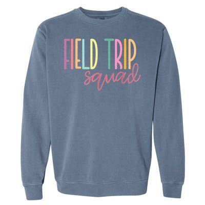 Field Fun Day Squad School Trip Vibes Garment-Dyed Sweatshirt