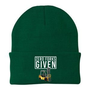 Funny Forklift Driver Art Forklift Operator Knit Cap Winter Beanie