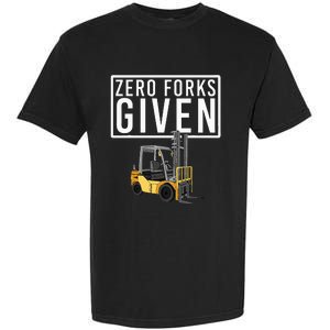 Funny Forklift Driver Art Forklift Operator Garment-Dyed Heavyweight T-Shirt