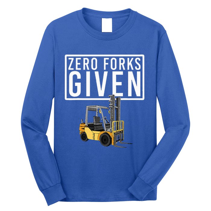 Funny Forklift Driver Art Forklift Operator Long Sleeve Shirt