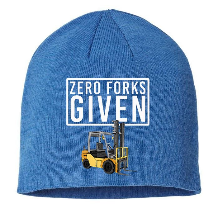 Funny Forklift Driver Art Forklift Operator Sustainable Beanie