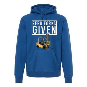 Funny Forklift Driver Art Forklift Operator Premium Hoodie