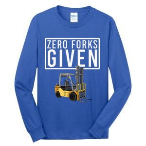 Funny Forklift Driver Art Forklift Operator Tall Long Sleeve T-Shirt