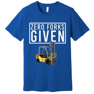 Funny Forklift Driver Art Forklift Operator Premium T-Shirt