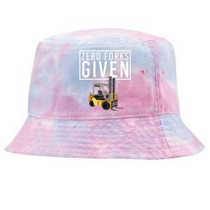 Funny Forklift Driver Art Forklift Operator Tie-Dyed Bucket Hat