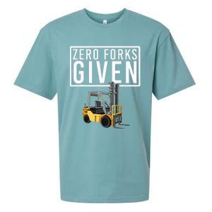 Funny Forklift Driver Art Forklift Operator Sueded Cloud Jersey T-Shirt