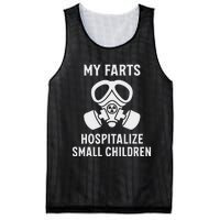 Funny Fart Dad Quote My Farts Hospitalize Small Children Mesh Reversible Basketball Jersey Tank