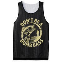 Funny Fishing – Don’T Be A Dumb Bass Mesh Reversible Basketball Jersey Tank