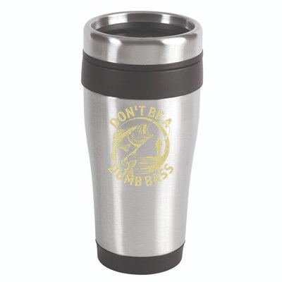Funny Fishing – Don’T Be A Dumb Bass 16oz Travel Tumbler