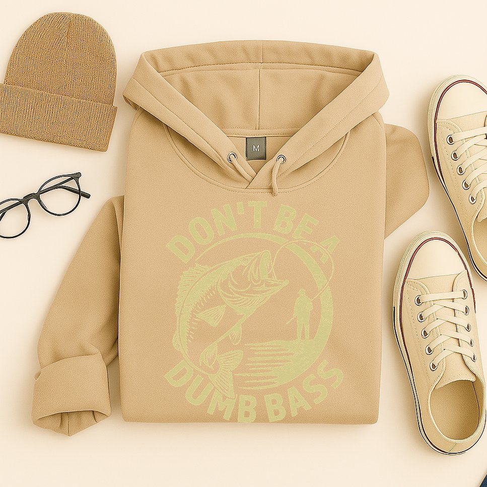 Funny Fishing – Don’T Be A Dumb Bass Hoodie