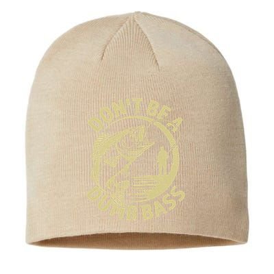 Funny Fishing – Don’T Be A Dumb Bass Sustainable Beanie
