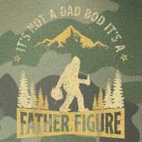 Funny Father's Day It's Not a Dad Bod It's a Father Figure Legacy Tie Dye Trucker Hat