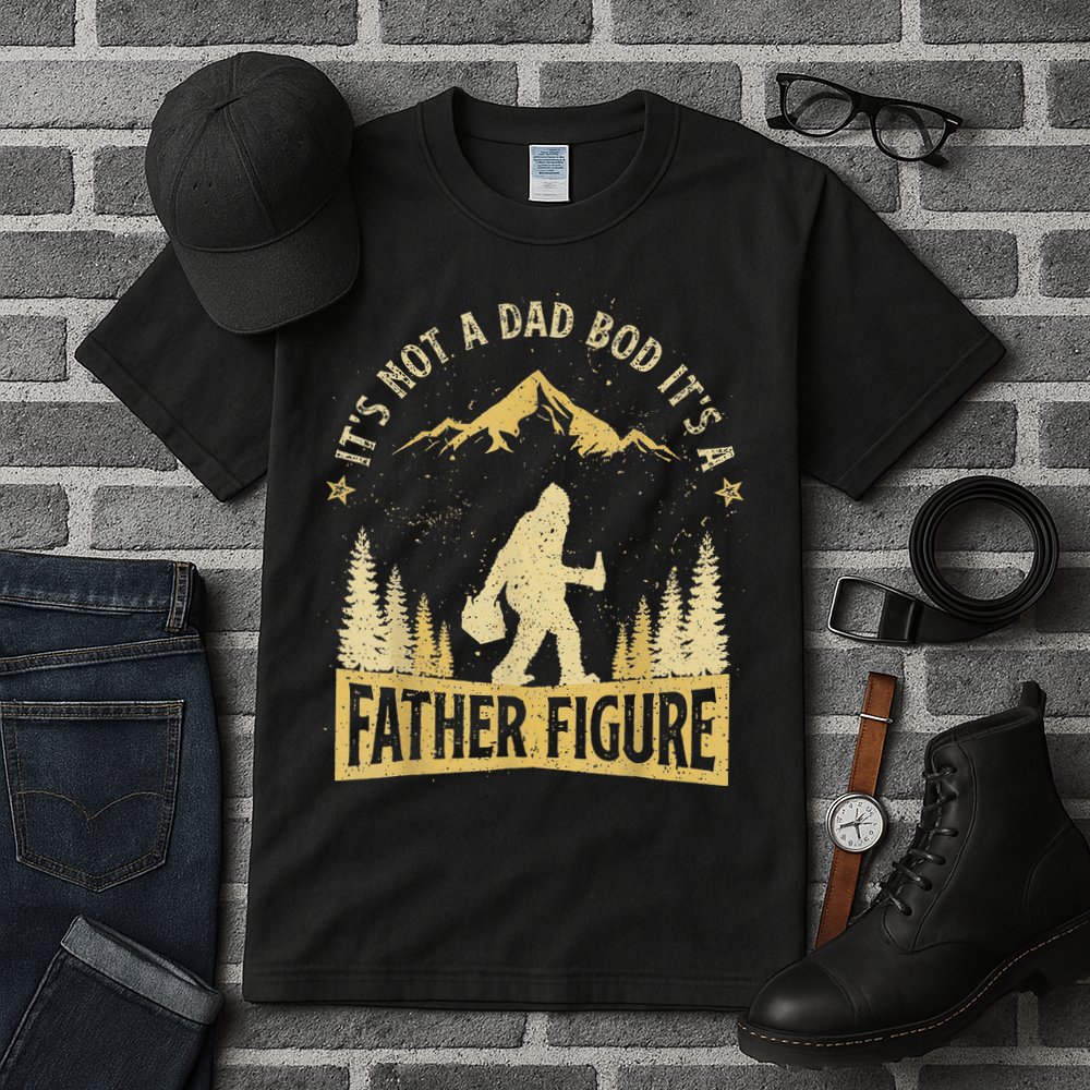 Funny Father's Day It's Not a Dad Bod It's a Father Figure Tall T-Shirt