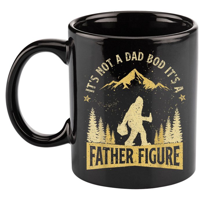 Funny Father's Day It's Not a Dad Bod It's a Father Figure 11oz C Handle Ceramic Mug