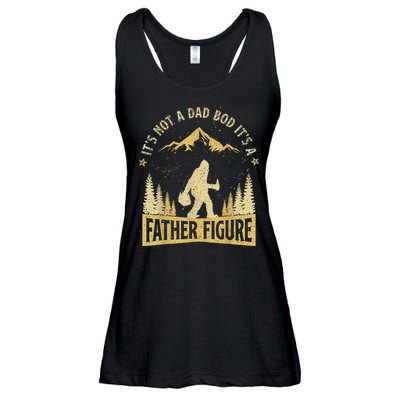 Funny Father's Day It's Not a Dad Bod It's a Father Figure Ladies Essential Flowy Tank
